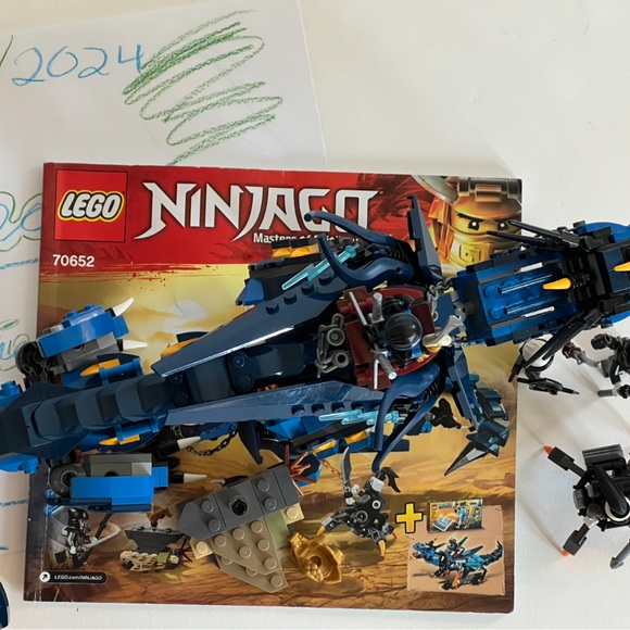 Lightning Dragon Lego Ninjago Blue Dragon 70652 Top 70652